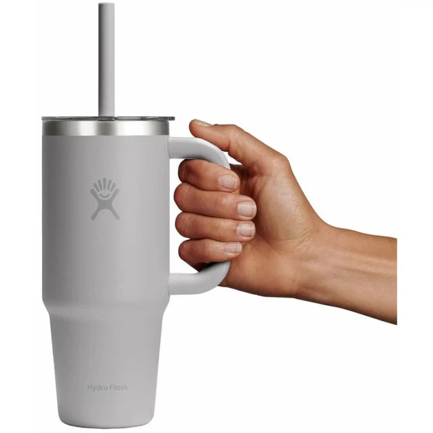 Термочашка Hydro Flask 700 ml Travel Tumbler Clear Lid Сірий - зображення 3