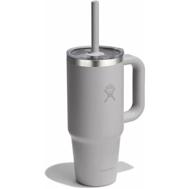 Термочашка Hydro Flask 700 ml Travel Tumbler Clear Lid Сірий - зображення 5