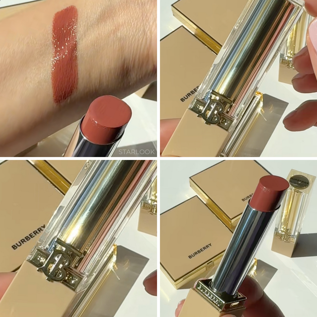 Увлажняющая помада-бальзам Burberry Brit Shine Lipstick No. 605 Kensington Crush 3.4 г - изображение 4