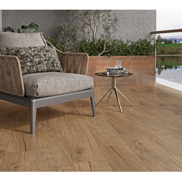 Керамогранітна плитка Cersanit Honeywood Brown Matt Rect 20x120 - изображение 2