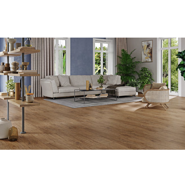 Керамогранітна плитка Cersanit Honeywood Brown Matt Rect 20x120 - изображение 6