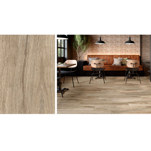 Керамогранітна плитка Cersanit Wildwood Beige Mat Rect 20x120 - изображение 3