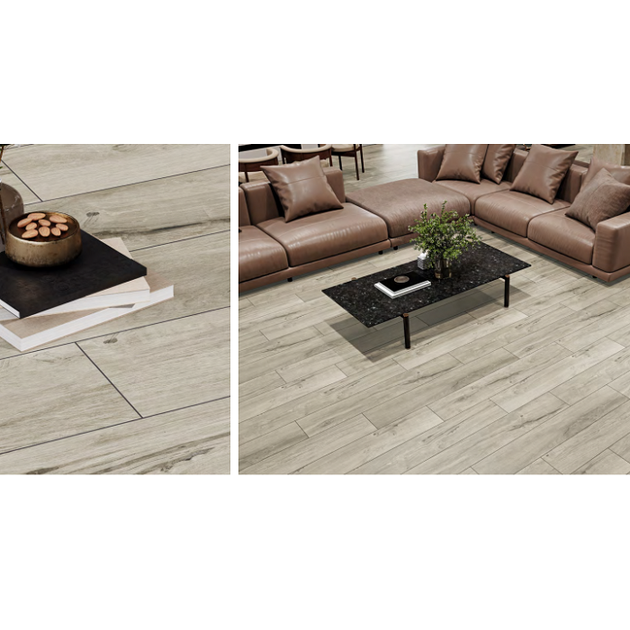 Керамогранітна плитка Cersanit Wildwood Cream Mat Rect 20x120 - изображение 4