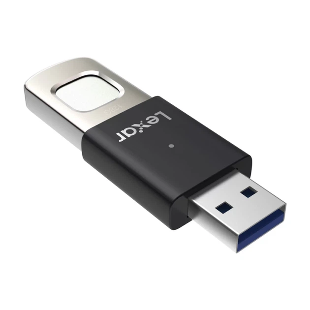 Флеш-накопичувач Lexar Fingerprint F35 Pro USB 3.2 128GB (LJDF35P128G-RNBNG) - Фото 2 Флеш-накопичувач Lexar Fingerprint F35 Pro USB 3.2 128GB (LJDF35P128G-RNBNG) - зображення 2