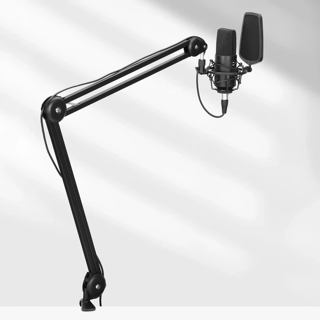 Микрофонный кронштейн BOYA BY-BA20 регулируемый с амортизацией Black - изображение 2