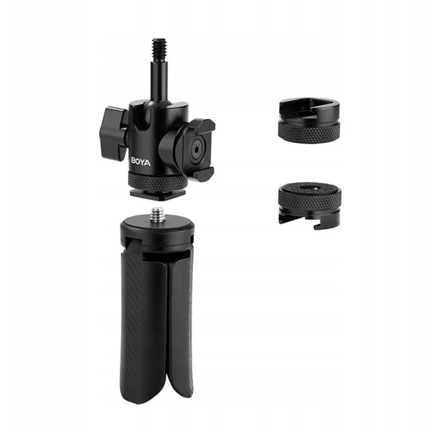 Штатив настольный BOYA Desktop Stand 01 1/4" для микрофона Black (6977490711065) - Фото 4 Штатив настольный BOYA Desktop Stand 01 1/4" для микрофона Black (6977490711065) - изображение 4