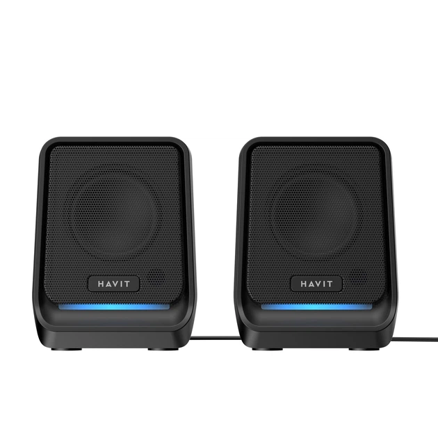 Стерео колонки HAVIT SK767 USB 10W RGB Black HAVIT (29405-000) - зображення 3