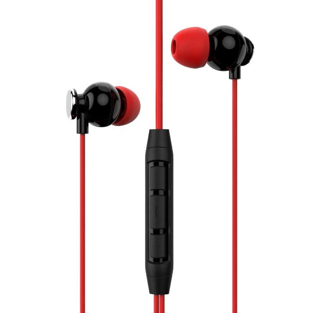 Навушники BASSF CX-250+ Red - Фото 1 Навушники BASSF CX-250+ Red - изображение 1