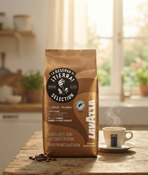 Кофе в зернах Lavazza Tierra Selection 1 кг 100 процентов арабика для кофемашины турки и гейзерной кофеварки - Фото 5 Кофе в зернах Lavazza Tierra Selection 1 кг 100 процентов арабика для кофемашины турки и гейзерной кофеварки - изображение 5