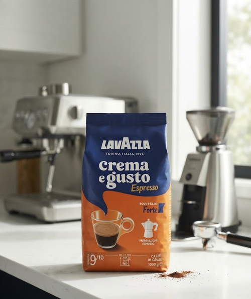Кофе в зернах Lavazza Crema e Gusto Forte Espresso 1 кг купаж арабика робуста темная обжарка - изображение 7