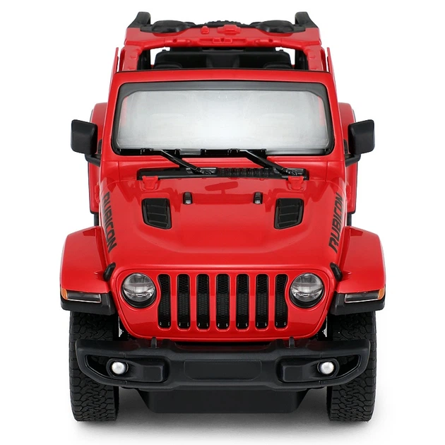 Радиоуправляемая лицензионная модель Rastar Jeep Wrangler Rubicon 1:14 на пульте Красная (4540043) - изображение 13