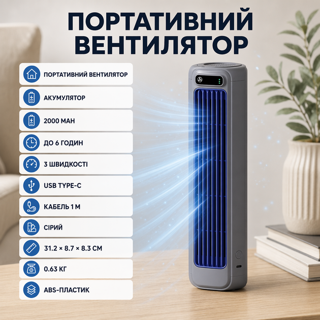 Портативный аккумуляторный вентилятор Cooling Ace Fan - изображение 3