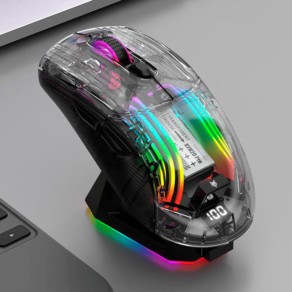 Беспроводная игровая мышка Attack SHARK X2 Pro (4000 DPI, 2.4G, RGB, black) - изображение 2