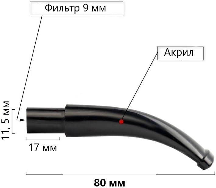 Подарунковий набір для паління люльки Антон під фільтр 9 мм, Люлька і Аксесуари - изображение 5
