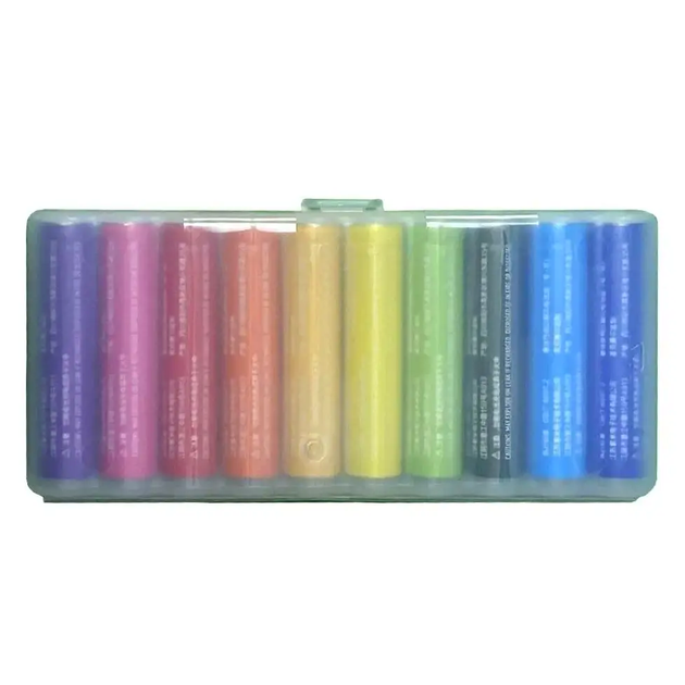 Батарейки Xiaomi Rainbow Battery AAA щелочные элементы питания для пультов игрушек мышей 10 штук - Фото 7 Батарейки Xiaomi Rainbow Battery AAA щелочные элементы питания для пультов игрушек мышей 10 штук - изображение 7