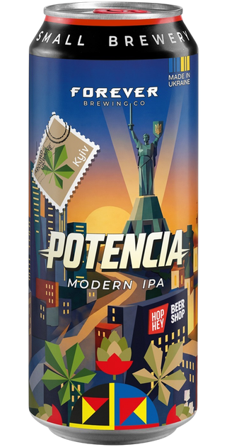 Упаковка пива Forever Potencia світле нефільтроване 7.5% 0.5 л х 12 шт (14820183003659) - зображення 2