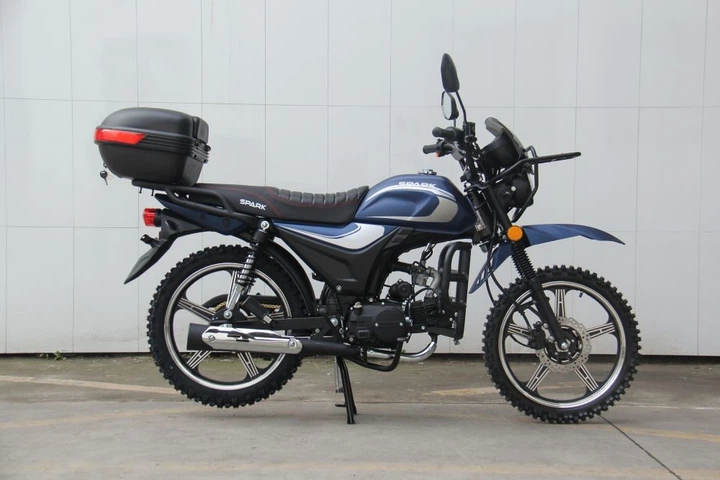 Мотоцикл Spark SP125C-2SD (Заводская упаковка) (Синий с черным) - изображение 8