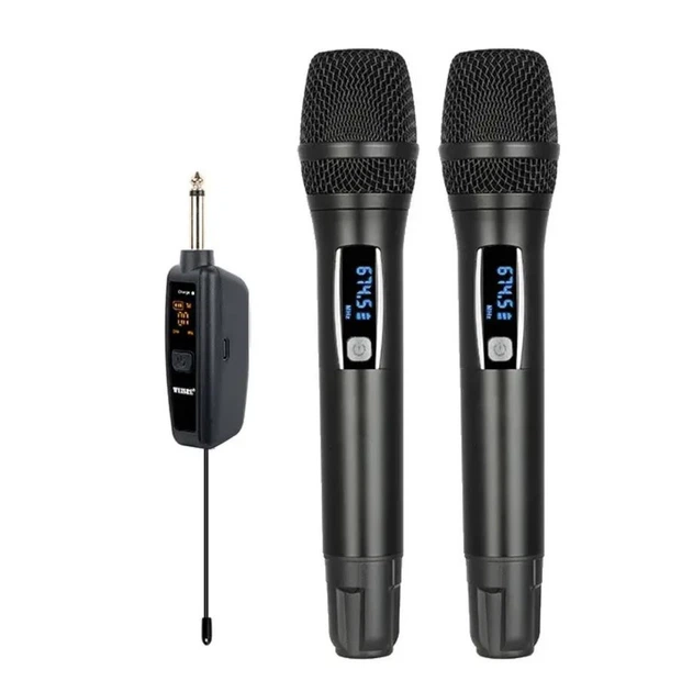 Комплект из 2 беспроводных микрофонов Sing-e ZQS-2M502 для караоке и выступлений - изображение 7