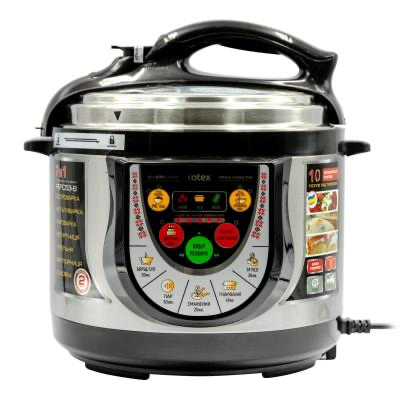 Мультиварка-скороварка Rotex REPC53-B 900 Вт, мультиварка с чашей 5 л, электронным управлением - изображение 2