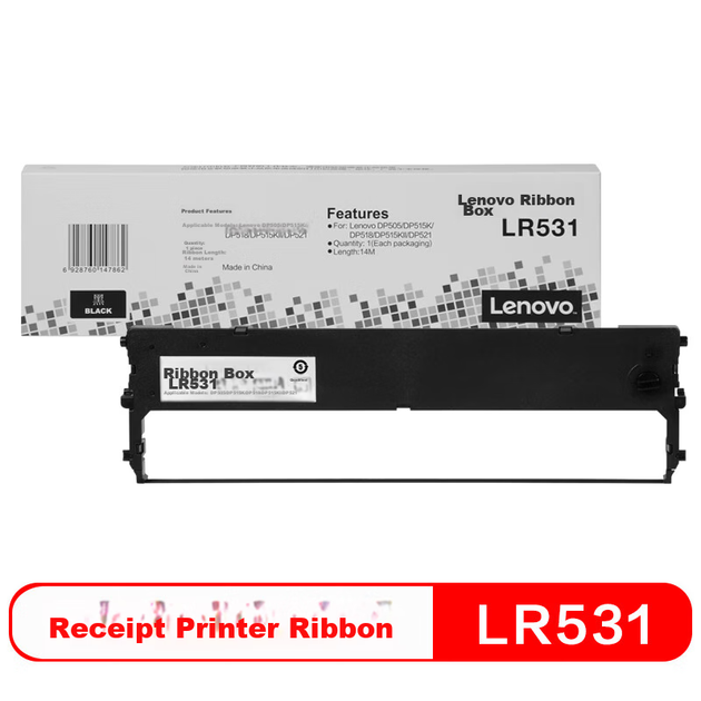 Лента Lenovo LR531 для матричных принтеров DP505, DP515K, DP515KII, DP518, DP521 - Фото 5 Лента Lenovo LR531 для матричных принтеров DP505, DP515K, DP515KII, DP518, DP521 - изображение 5