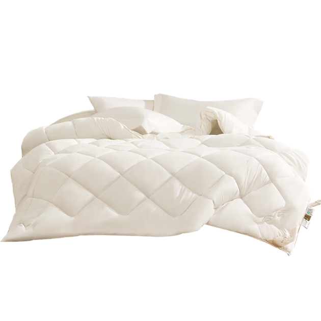 Вовняна ковдра Mercury Home Textiles зі 100% австралійської вовни, весняно-осіння, миється, 200x230 см, вага близько 2.45 кг - Фото 1 Вовняна ковдра Mercury Home Textiles зі 100% австралійської вовни, весняно-осіння, миється, 200x230 см, вага близько 2.45 кг - зображення 1