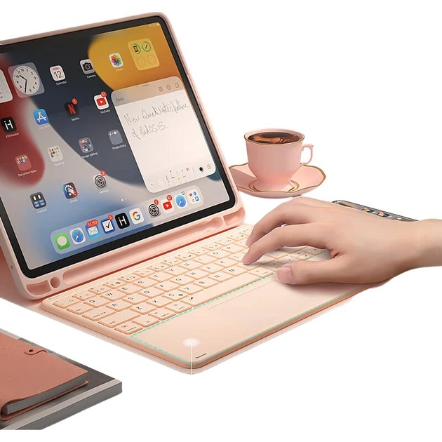 Чехол BOW HC018 для iPad 10 поколения 10.9 дюйма магнитный съемный с держателем стилуса, лавандовый - Фото 3 Чехол BOW HC018 для iPad 10 поколения 10.9 дюйма магнитный съемный с держателем стилуса, лавандовый - изображение 3