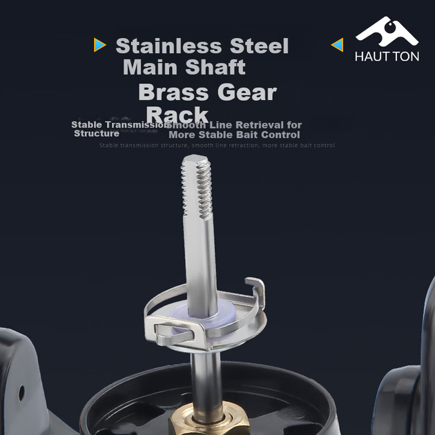 Катушка HAUT TON Night Blade 1500 спиннинговая карбоновая безынерционная - изображение 9