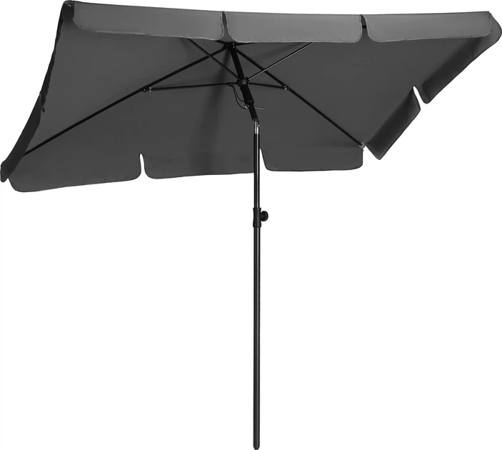 Parasol ogrodowy Luverno Recto Szary (L-42899) - Zdjęcie 1 Parasol ogrodowy Luverno Recto Szary (L-42899) - obraz 1