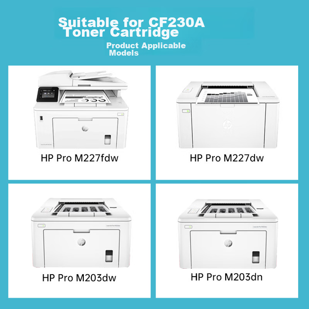 Тонер-картридж Zhangping CF230A, совместим с HP LaserJet Pro MFP M227fdw, M227sdn, M203dn, M203dw, M203d - Фото 5 Тонер-картридж Zhangping CF230A, совместим с HP LaserJet Pro MFP M227fdw, M227sdn, M203dn, M203dw, M203d - изображение 5