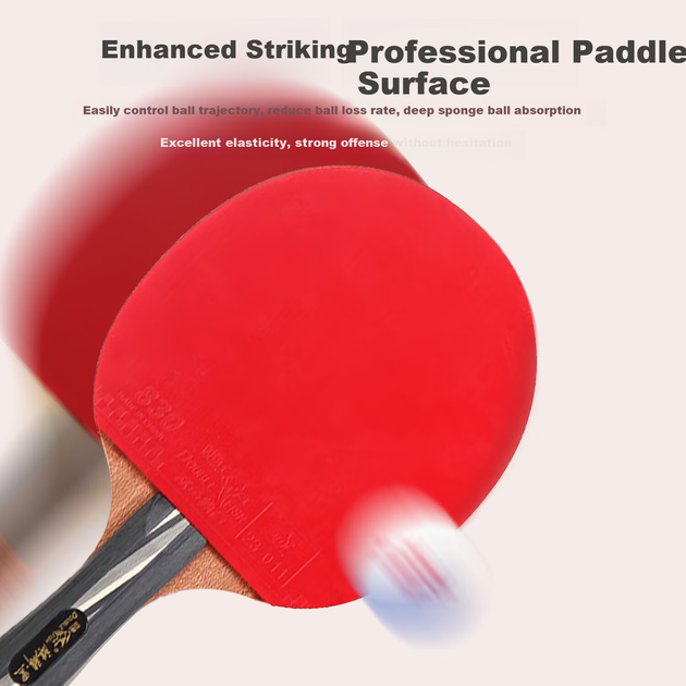 Ракетка для настольного тенниса DOUBLE FISH Qilin 4-Star High-End Competition Racket с короткой ручкой, для игры хватом «перо», универсальная, для атакующих игр. Qilin Blue - одинарная ракетка для игры хватом «шейкхэнд». - изображение 5