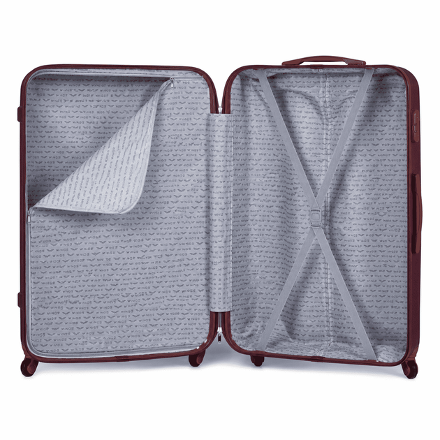 Чемодан с ABS пластика Wings GDW01 большой 97л бордовый (GDW01-L-Burgundy) - Фото 4 Чемодан с ABS пластика Wings GDW01 большой 97л бордовый (GDW01-L-Burgundy) - изображение 4