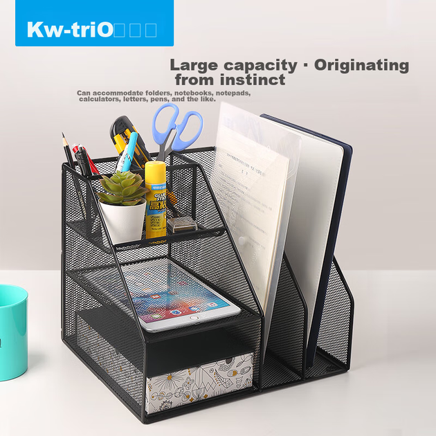Органайзер KW-Trio настольный металлический для документов - Фото 4 Органайзер KW-Trio настольный металлический для документов - изображение 4