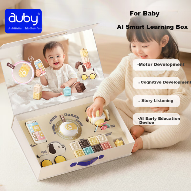 Набор игрушек Auby для новорожденных с интерактивным роботом для детей 0-6 лет - изображение 7