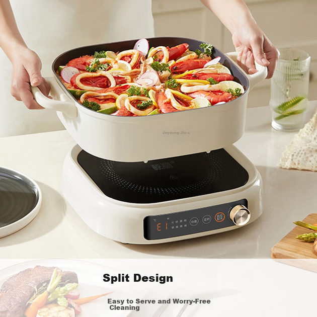 Электрическая мультиварка Joyoung IH Electric Hot Pot 2200 Вт, многофункциональная, объемом 6 л, модель HG60-G850. - изображение 7