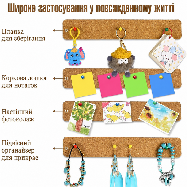 Набор декоративных самоклеящихся планок для оформления интерьера, 5 шт Без бренду - Фото 3 Набор декоративных самоклеящихся планок для оформления интерьера, 5 шт Без бренду - изображение 3