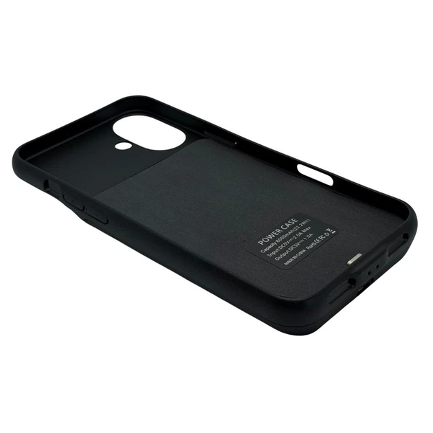 Чехол-аккумулятор XON PowerCase для iPhone 16 Plus 6000 mAh Черный (PCBS1116260B 4685) - изображение 5