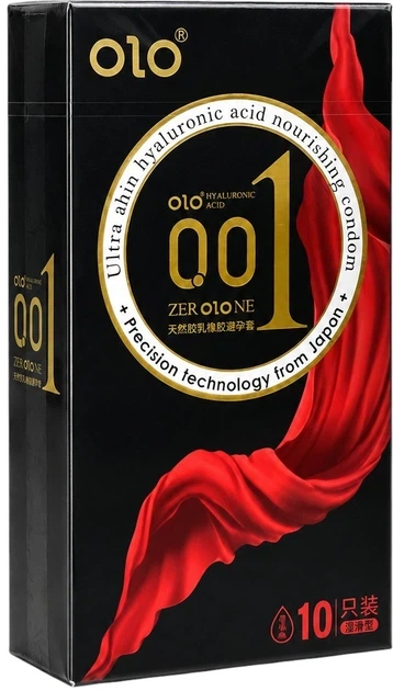 Презервативи OLO Zero1One 001 Ультратонкі латексні з гіалуроновою змазкою 10 шт (ROZ6501053718) - Фото 1 Презервативи OLO Zero1One 001 Ультратонкі латексні з гіалуроновою змазкою 10 шт (ROZ6501053718) - изображение 1