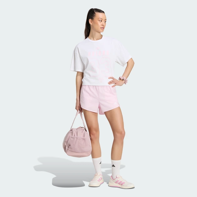 Женская футболка PrimeLift Essentials Workout Oversized Graphics adidas KV1549 (XS) белый (4069995617262) - Фото 3 Женская футболка PrimeLift Essentials Workout Oversized Graphics adidas KV1549 (XS) белый (4069995617262) - изображение 3