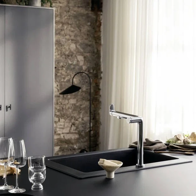 Hansgrohe Aqittura M91 FilterSystem 240 Смеситель, хром (76802000) - изображение 8
