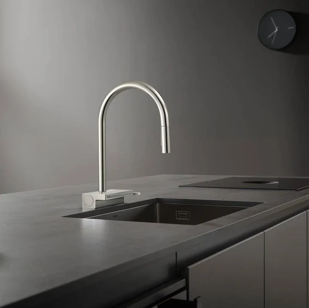 Hansgrohe Aquno Select 170 3jet Смеситель кухонный, хром (73837000) - Фото 9 Hansgrohe Aquno Select 170 3jet Смеситель кухонный, хром (73837000) - изображение 9