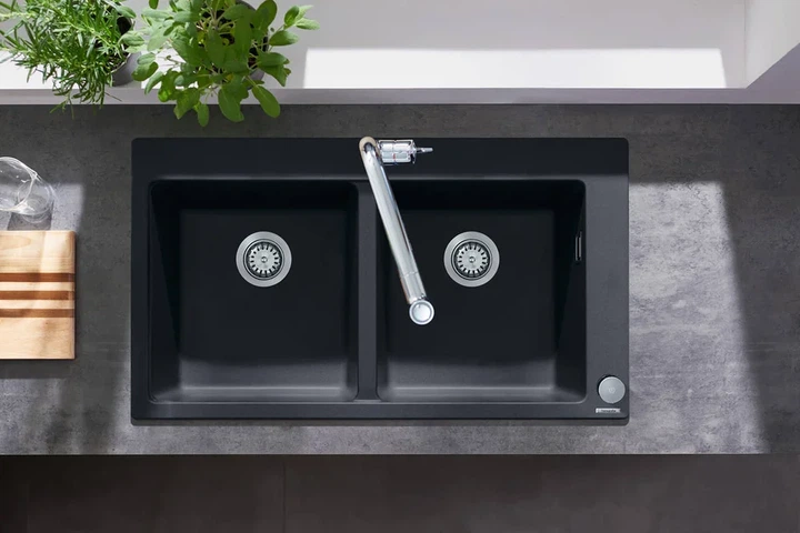 Hansgrohe Metris Select 320 Смеситель для кухни, хром (73806000) - изображение 4