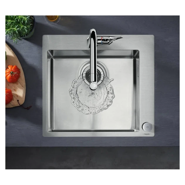 Hansgrohe Metris Select 320 Смеситель для кухни, хром (73806000) - изображение 8