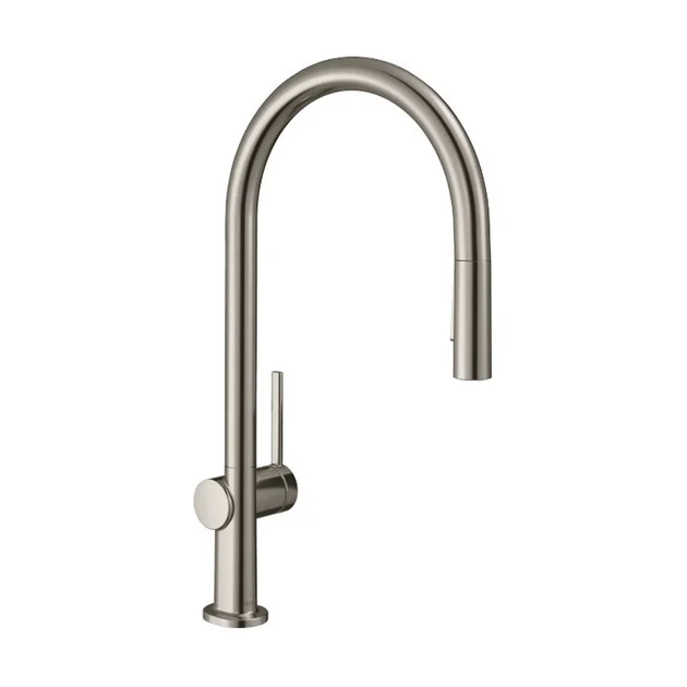 Змішувач для кухні Hansgrohe Talis M54 210 2jet з витяжним виливом, нержавіюча сталь (72800800) - Фото 1 Змішувач для кухні Hansgrohe Talis M54 210 2jet з витяжним виливом, нержавіюча сталь (72800800) - изображение 1