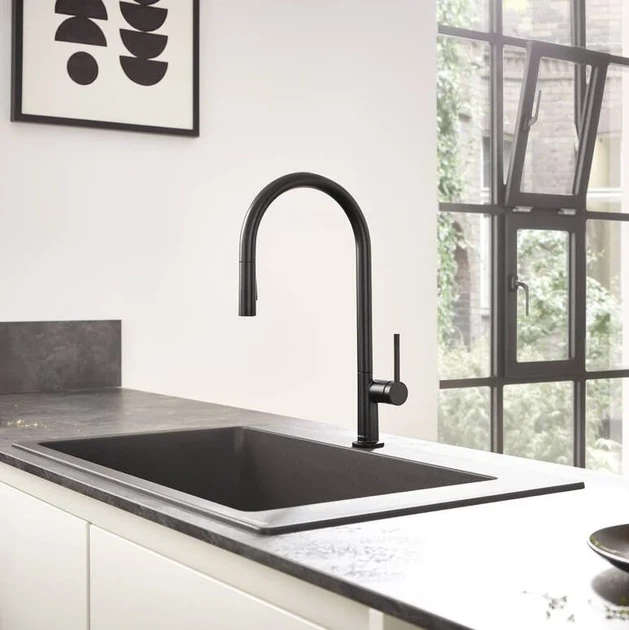 Змішувач для кухні Hansgrohe Talis M54 210 2jet з витяжним виливом, нержавіюча сталь (72800800) - Фото 2 Змішувач для кухні Hansgrohe Talis M54 210 2jet з витяжним виливом, нержавіюча сталь (72800800) - изображение 2