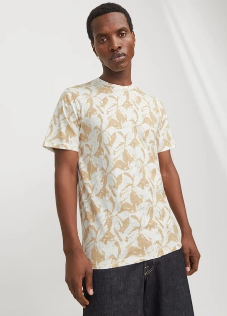 Футболка з бавовни оверсайз Jack & Jones 12272984c69 XL бежева (100015015) - Фото 1 Футболка з бавовни оверсайз Jack & Jones 12272984c69 XL бежева (100015015) - зображення 1