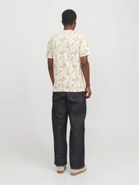Футболка з бавовни оверсайз Jack & Jones 12272984c69 XL бежева (100015015) - Фото 2 Футболка з бавовни оверсайз Jack & Jones 12272984c69 XL бежева (100015015) - зображення 2