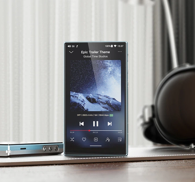 FiiO JM21 Silver – Преміальний Hi-Res аудіоплеєр із подвійним CS43198 та LDAC на Android 13 - изображение 3