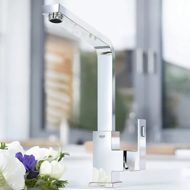 Grohe Eurocube Змішувач для кухні, хром (31255000) - зображення 6