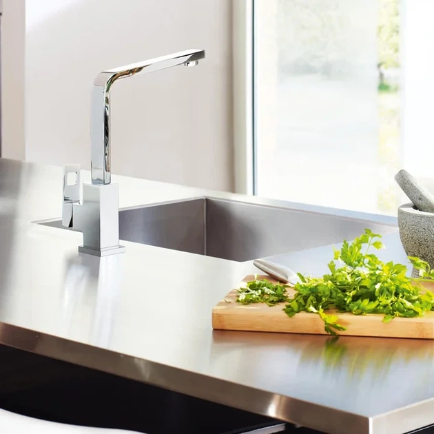 Grohe Eurocube Змішувач для кухні, хром (31255000) - зображення 12