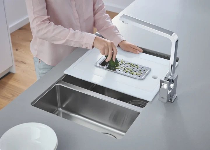Grohe Eurocube Змішувач для кухні, хром (31255000) - зображення 15